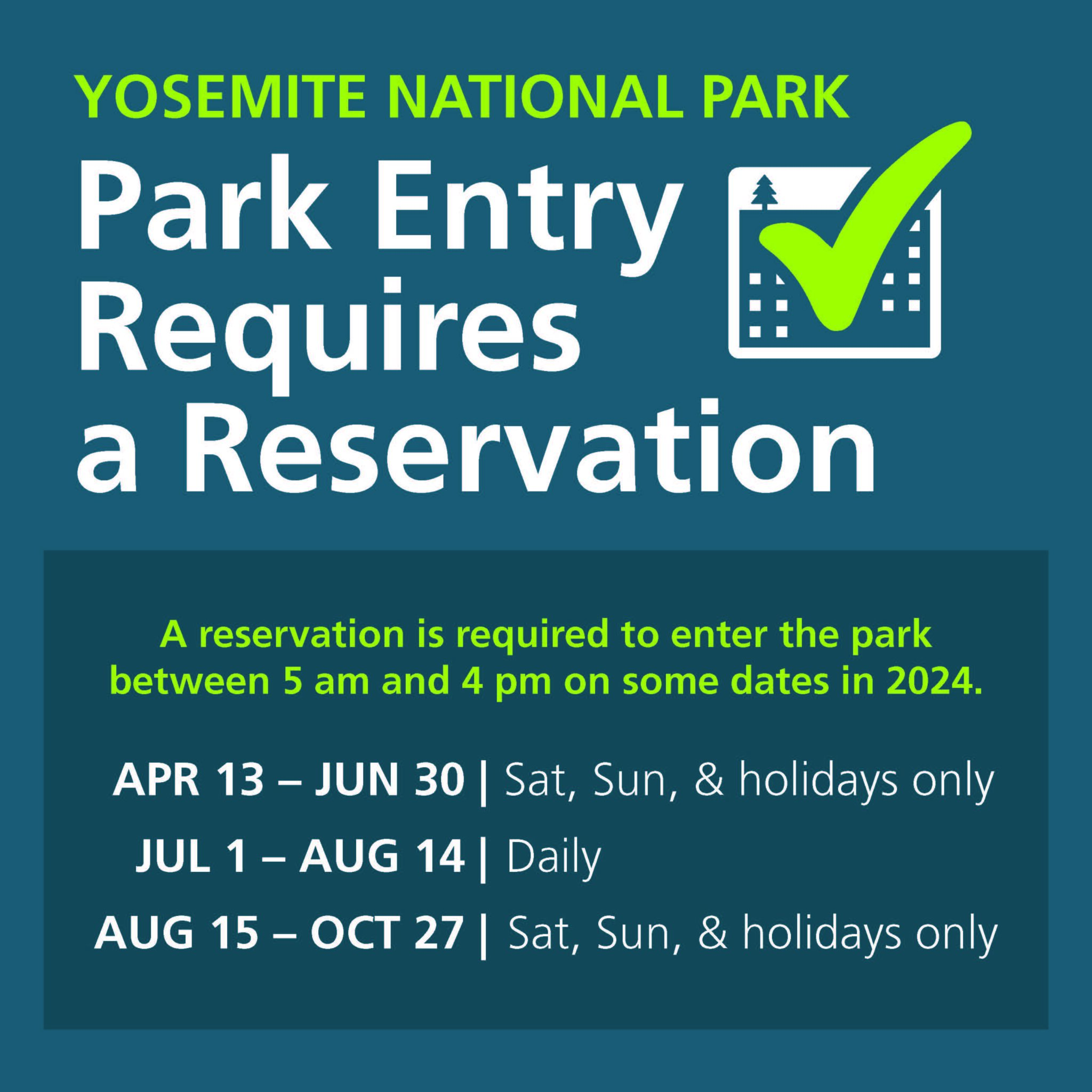 Know Before You Go Yosemite Reservations in 2024 — Yosemite Conservancy