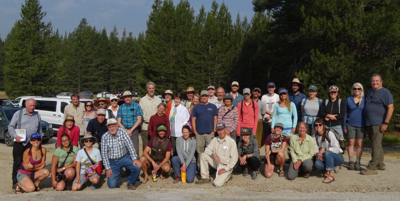 The 2018 Yosemite Butterfly Count crew spent a day exploring high-elevation areas and identifying dozens of butterfly species. Photo: NPS