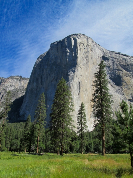 The Dawn Wall, on El Capitan's southeast face, ranks among the world's most challenging climbs. Photo: Juan O., a 2014 Parks in Focus participant.