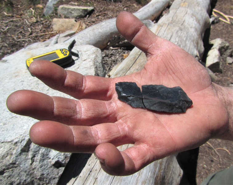 If you find something that looks like a historical object in Yosemite (like this artifact that a Keep It Wild restoration crew came across in 2017), don't take it with you — but do tell a ranger! Photo: NPS