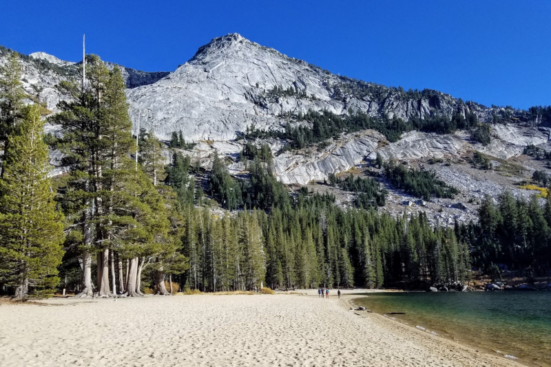 Tenaya Lake's East Beach. Photo: Gretchen Roecker.