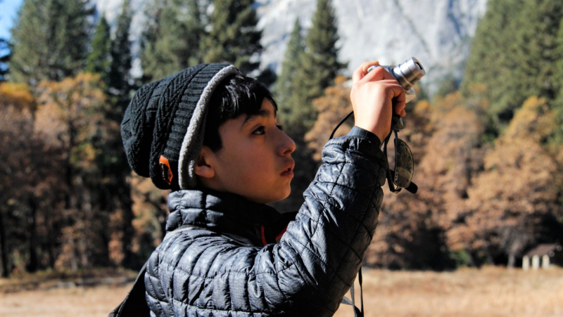 As part of the final Parks in Focus Yosemite camping trip of the year, Sequoia YMCA students explored the park through digital photography. Photo: Courtesy of Udall Foundation