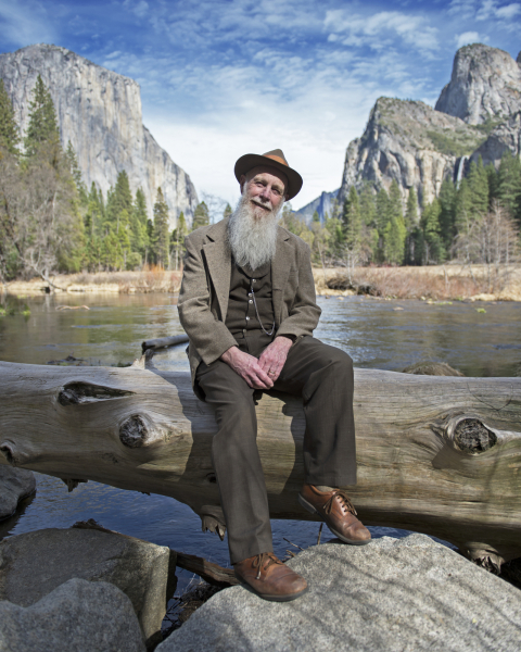 Lee Stetson portrays John Muir at the Yosemite Theater. Photo: Kenny Karst Photography.
