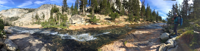 Rafferty Creek—one of many scenic spots that team member Madison Smith encountered during her September backpacking trip. Check out the top image for another view from her adventure in the Vogelsang area! Photo: © Madison Smith