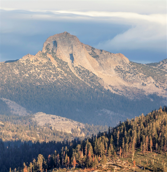Mount Clark has become a familiar sight for Mark, who has hiked many of Yosemite's trails and peaks during his years in the park. Photo: Yosemite Conservancy/Keith Walklet