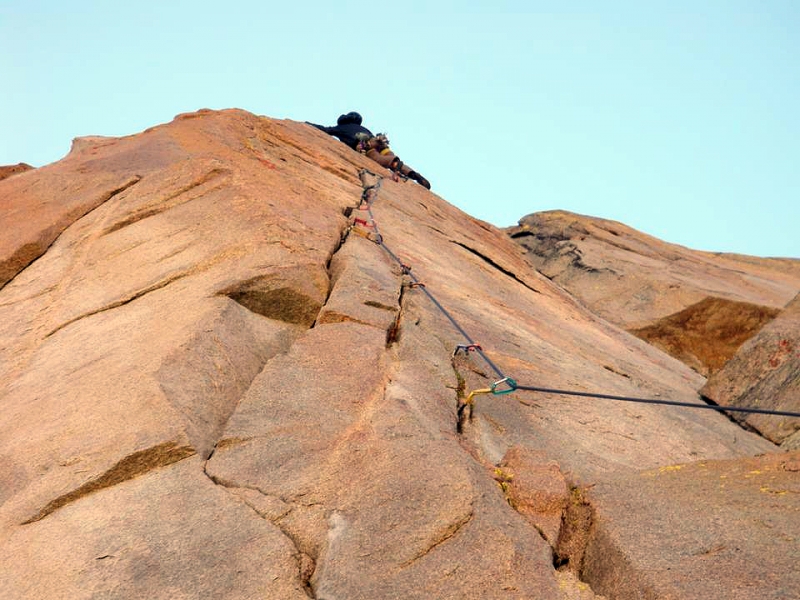 Climbers use gear such as ropes and anchors to tackle ascents. Photo: Greg Coit.
