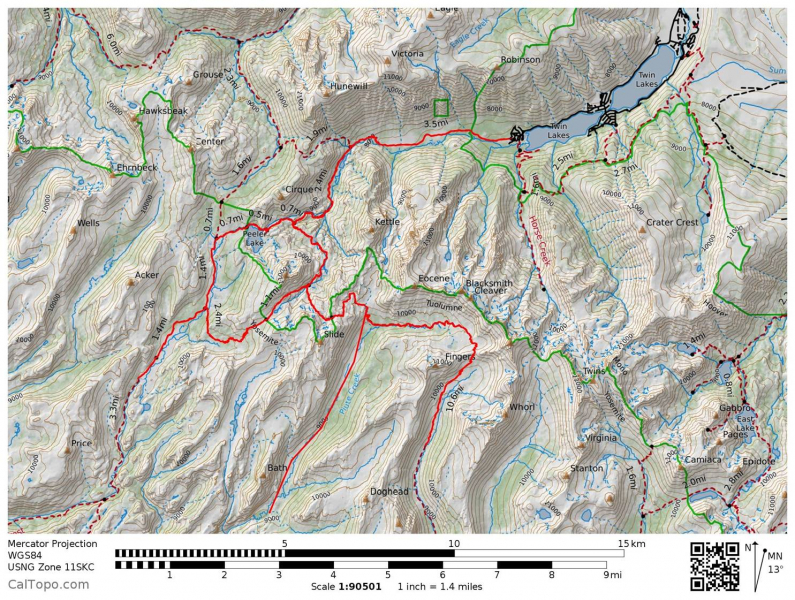 Over the course of a week, the crew covered 51 miles, skiing up passes and down canyons to locate and place camera stations. They put their ski skins and stamina to the test, climbing as much as 3,900 feet in a single day.