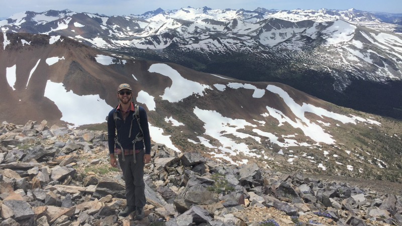 Kaleb, out for a walk in the Sierra Nevada. Join him for a Yosemite adventure this year!