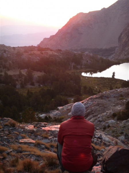Conservancy employee Deb Holcomb captured this summer sunrise high in the Sierra during an Outdoor Adventure in bighorn sheep habitat.