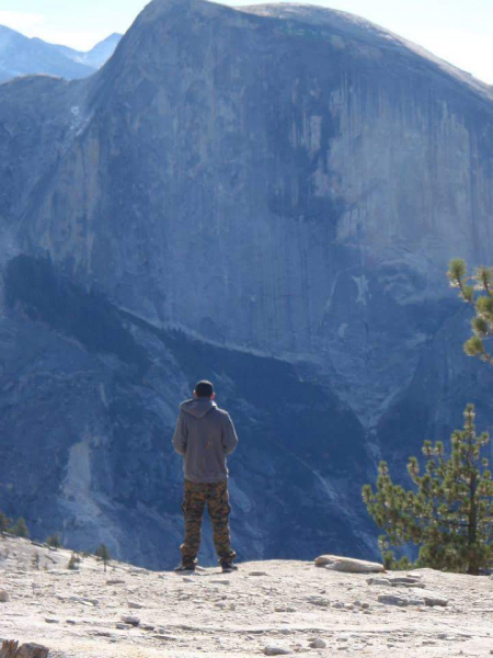 My hiking partner and I took my son to North Dome in November a few years back. I was waiting to see if he got it. You know...that feeling Yosemite gives you of awe. He stood completely still looking at Half Dome for a long, long time and I knew in that moment that he 