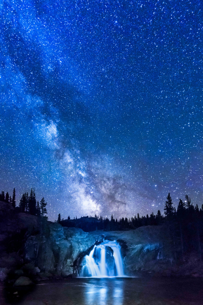 Sitting in Yosemite's high country under a blanket of stars has been one of my favorite things since we used to camp in Tuolomne Meadows when I was a kid. On this night, with the Milky Way shining over White Cascade, all of those special memories came flooding back.